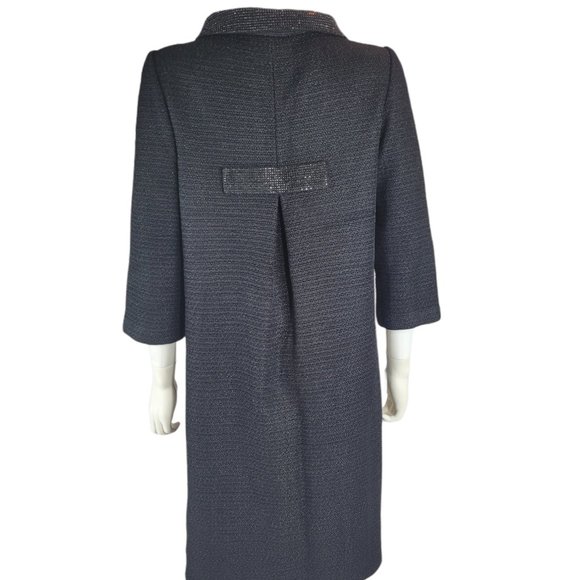 St. John Black Sequin Sweater - Picture 4 of 9